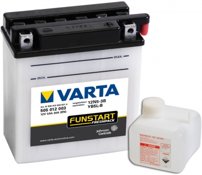 VARTA YB5L-B / 12N5-3 Motor Accu / 12N5-3B / B5L-B