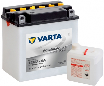 VARTA 12N7-4A Motor Accu