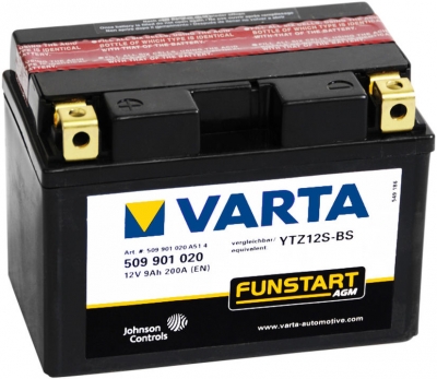 VARTA YTZ12S-BS AGM Motor Accu / TZ12S-4 / TZ12S-BS