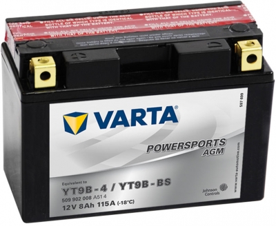 VARTA YT9B-BS AGM Motor Accu / T9B-4 / T9B-BS