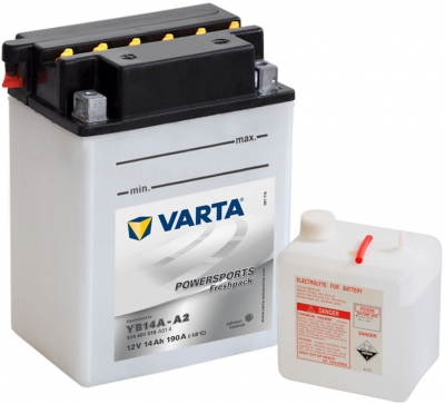 VARTA YB14A-A2 Motor Accu / B14A-A2