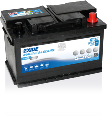 Exide Dual AGM EP600
