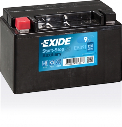 EXIDE EK091 12V 9Ah Auxiliary