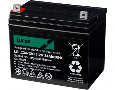 Lucas AGM Golf 12V 34Ah